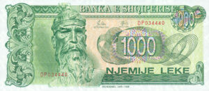 Albania, 1,000 Lek, P54a