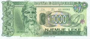 Albania, 1,000 Lek, P58a