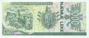 Albania, 1,000 Lek, P61c