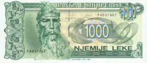 Albania, 1,000 Lek, P61a
