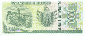 Albania, 1,000 Lek, P61a