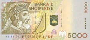 Albania, 5,000 Lek, P66a