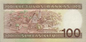 Lithuania, 100 Litas, P50a