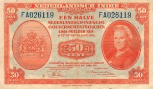 Netherlands Indies, 50 Cent, P110a
