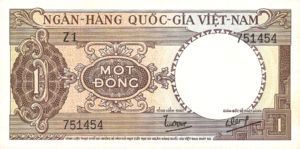 Vietnam, South, 1 Dong, P15a, NBV B19a