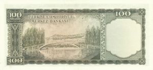 Turkey, 100 Lira, P176a