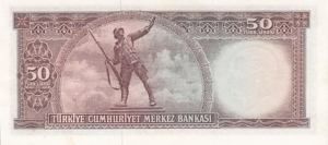Turkey, 50 Lira, P187Aa