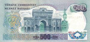 Turkey, 500 Lira, P190 Sign.2