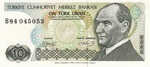 Turkey, 10 Lira, P192