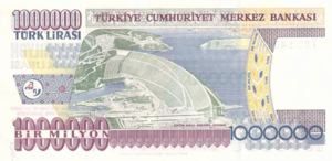 Turkey, 1,000,000 Lira, P213