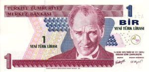 Turkey, 1 New Lira, P216