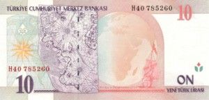 Turkey, 10 New Lira, P218