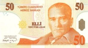 Turkey, 50 New Lira, P220