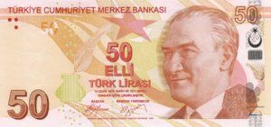 Turkey, 50 Lira, P225 Sign.1
