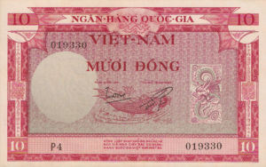 Vietnam, South, 10 Dong, P3a, NBV B5a