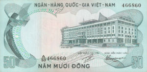 Vietnam, South, 50 Dong, P30a, NBV B32a