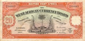 British West Africa, 20 Shilling, P8b