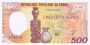Congo Republic, 500 Franc, P8c