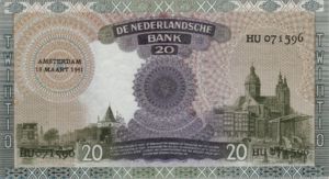 Netherlands, 20 Gulden, P54