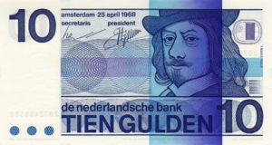 Netherlands, 10 Gulden, P91b
