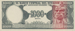 Ecuador, 1,000 Sucre, P120p v1