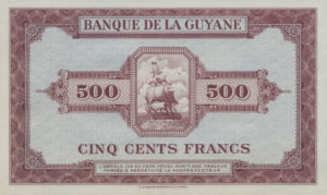 French Guiana, 500 Franc, P14r