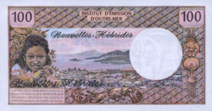 New Hebrides, 100 Franc, P18a
