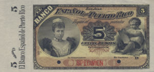 Puerto Rico, 5 Peso, P26s