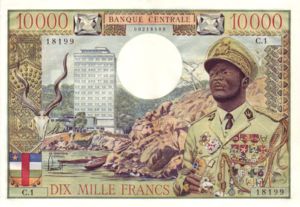 Equatorial African States, 1,000 Franc, P7
