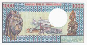 Gabon, 1,000 Franc, P3c