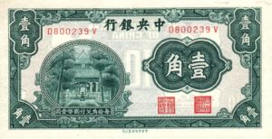 China, 10 Cent, P202