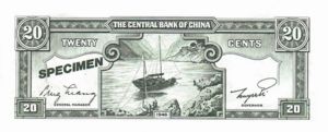 China, 20 Cent, P395A