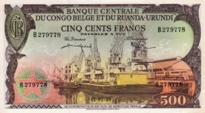 Belgian Congo, 500 Franc, P34
