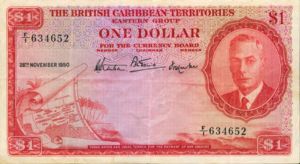 British Caribbean Territories, 1 Dollar, P1