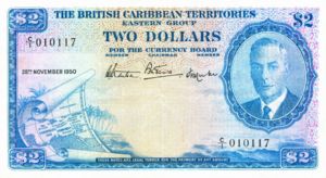 British Caribbean Territories, 2 Dollar, P2