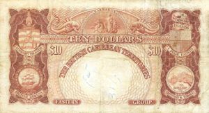 British Caribbean Territories, 10 Dollar, P10c, B-110h