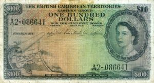 British Caribbean Territories, 100 Dollar, P12b