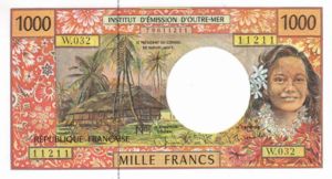 French Pacific Territories, 1,000 Franc, P2h