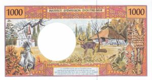 French Pacific Territories, 1,000 Franc, P2k