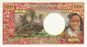 Tahiti, 1,000 Franc, P27a