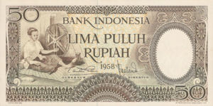 Indonesia, 50 Rupiah, P58