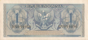 Indonesia, 1 Rupiah, P72