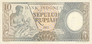 Indonesia, 10 Rupiah, P89
