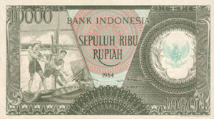 Indonesia, 10,000 Rupiah, P101b
