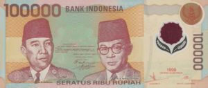 Indonesia, 100,000 Rupiah, P140