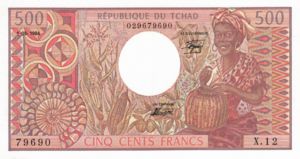 Chad, 500 Franc, P6