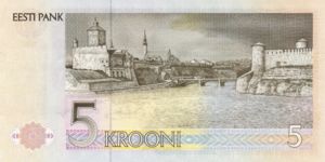 Estonia, 5 Kroon, P71a