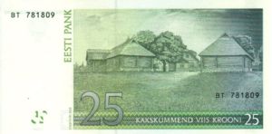 Estonia, 25 Kroon, P84a
