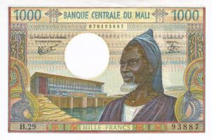 Mali, 1,000 Franc, P13e