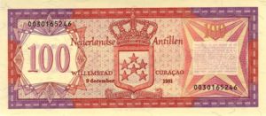 Netherlands Antilles, 100 Gulden, P19b